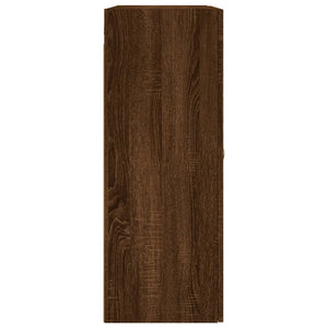 Armadietti a Parete 2 pz Rovere Marrone in Legno Multistrato 3197928