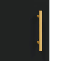 Armadietti a Parete 2 pz Neri in Legno Multistrato 3197930