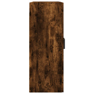 Armadietti a Parete 2 pz Rovere Fumo in Legno Multistrato 3197942