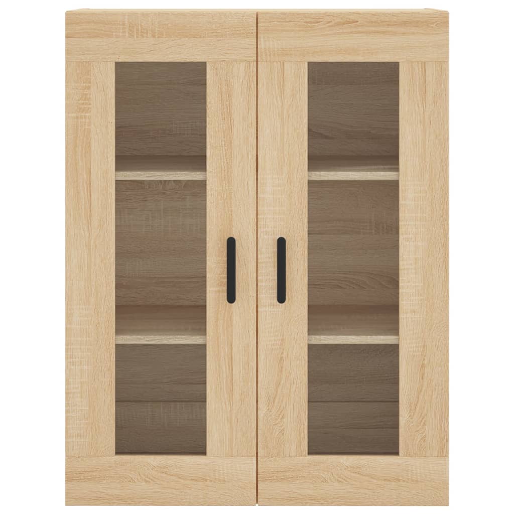 Armadietti a Parete 2 pz Rovere Sonoma in Legno Multistrato 3197948