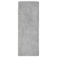 Armadietti a Parete 2 pz Grigio Cemento in Legno Multistrato 3197957