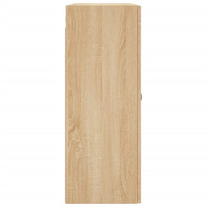 Armadietti a Parete 2 pz Rovere Sonoma in Legno Multistrato 3197972