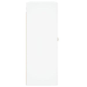 vidaXL Armadietti a Parete 2 pz Bianchi in Legno Multistrato