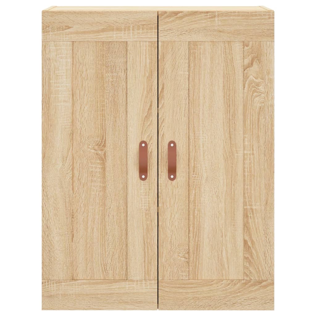 Armadietti a Parete 2 pz Rovere Sonoma in Legno Multistrato 3197996