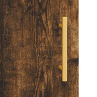 Armadietti a Parete 2 pz Rovere Fumo in Legno Multistrato 3198006