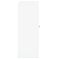 vidaXL Armadietti a Parete 2 pz Bianchi in Legno Multistrato