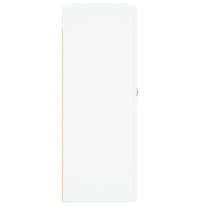 vidaXL Armadietti a Parete 2 pz Bianchi in Legno Multistrato