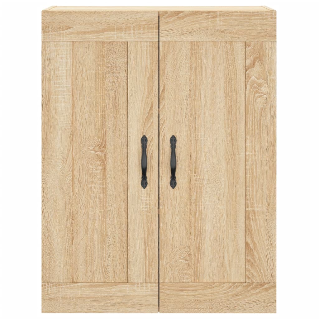 Armadietti a Parete 2 pz Rovere Sonoma in Legno Multistrato 3198012