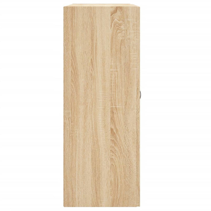 vidaXL Armadietti a Parete 2 pz Rovere Sonoma in Legno Multistrato