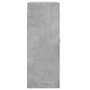 Armadietti a Parete 2 pz Grigio Cemento in Legno Multistrato 3198013