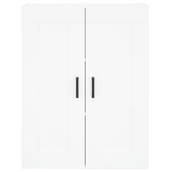 Armadietti a Parete 2 pz Bianchi in Legno Multistrato 3198017