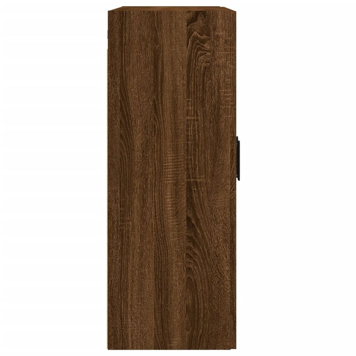 Armadietti a Parete 2 pz Rovere Marrone in Legno Multistrato 3198032