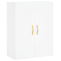 Armadietti a Parete 2 pz Bianchi in Legno Multistrato 3198049