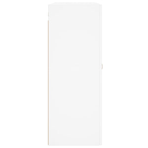 Armadietti a Parete 2 pz Bianchi in Legno Multistrato 3198049