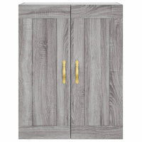 Armadietti a Parete 2 pz Grigio Sonoma in Legno Multistrato 3198055