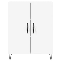 Credenza Bianca 69,5x34x180 cm in Legno Multistrato 3198057