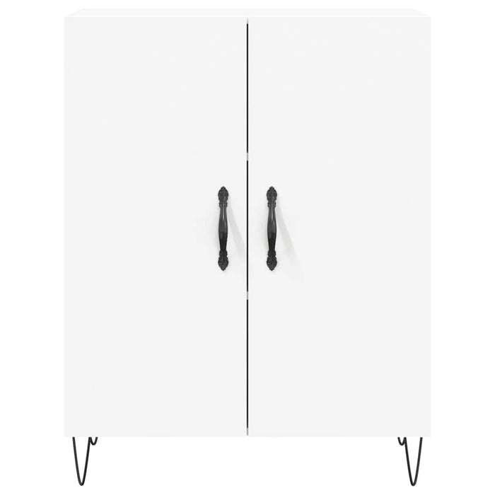 Credenza Bianca 69,5x34x180 cm in Legno Multistrato 3198057