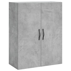 Credenza Grigio Cemento 69,5x34x180 cm in Legno Multistrato 3198069
