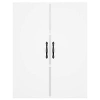 Credenza Bianca 69,5x34x180 cm in Legno Multistrato 3198073