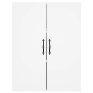 Credenza Bianca 69,5x34x180 cm in Legno Multistrato 3198073