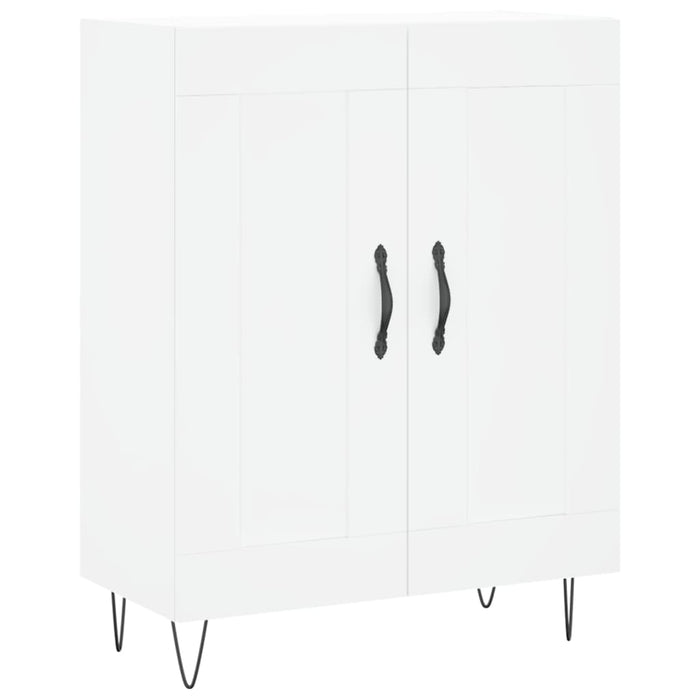 Credenza Bianca 69,5x34x180 cm in Legno Multistrato 3198073