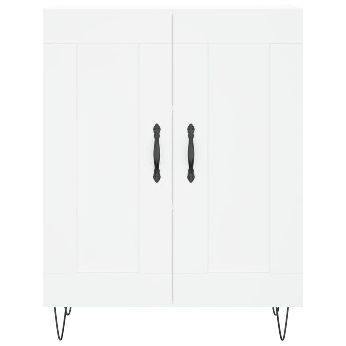 Credenza Bianca 69,5x34x180 cm in Legno Multistrato 3198073