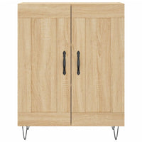 Credenza-Buffet-Armadio da cucina Rovere Sonoma 69,5x34x180 cm in Legno Multistrato 850689