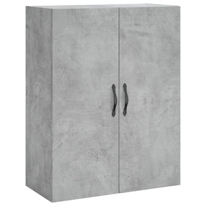 Credenza Grigio Cemento 69,5x34x180 cm in Legno Multistrato 3198085