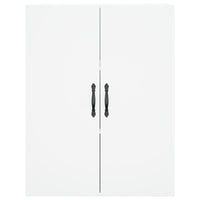 Credenza Bianca 69,5x34x180 cm in Legno Multistrato 3198105