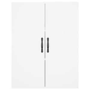 Credenza Bianca 69,5x34x180 cm in Legno Multistrato 3198105