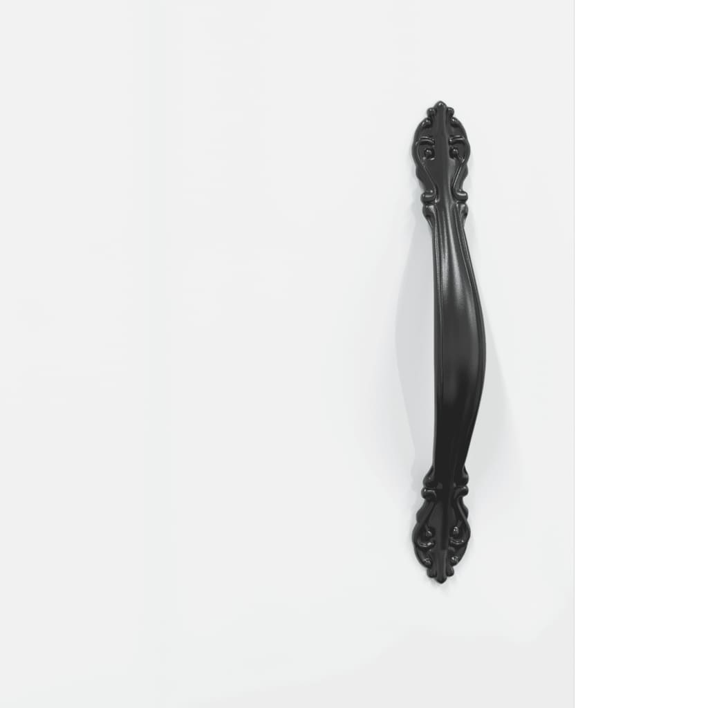 Credenza Bianco Lucido 69,5x34x180 cm in Legno Multistrato 3198107