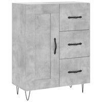 Credenza Grigio Cemento 69,5x34x180 cm in Legno Multistrato 3198109
