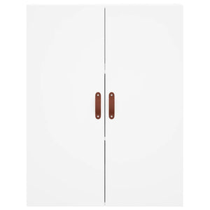 Credenza cassettiera mobile contenitore organizer cucina soggiorno salotto alto 695 x 34 x 180 cm legno ingegnerizzato bianco 02_0032671