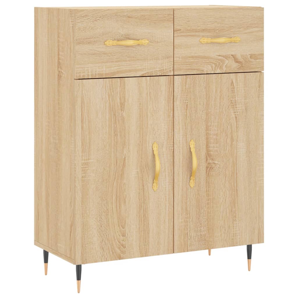 Credenza Rovere Sonoma 69,5x34x180 cm in Legno Multistrato 3198132