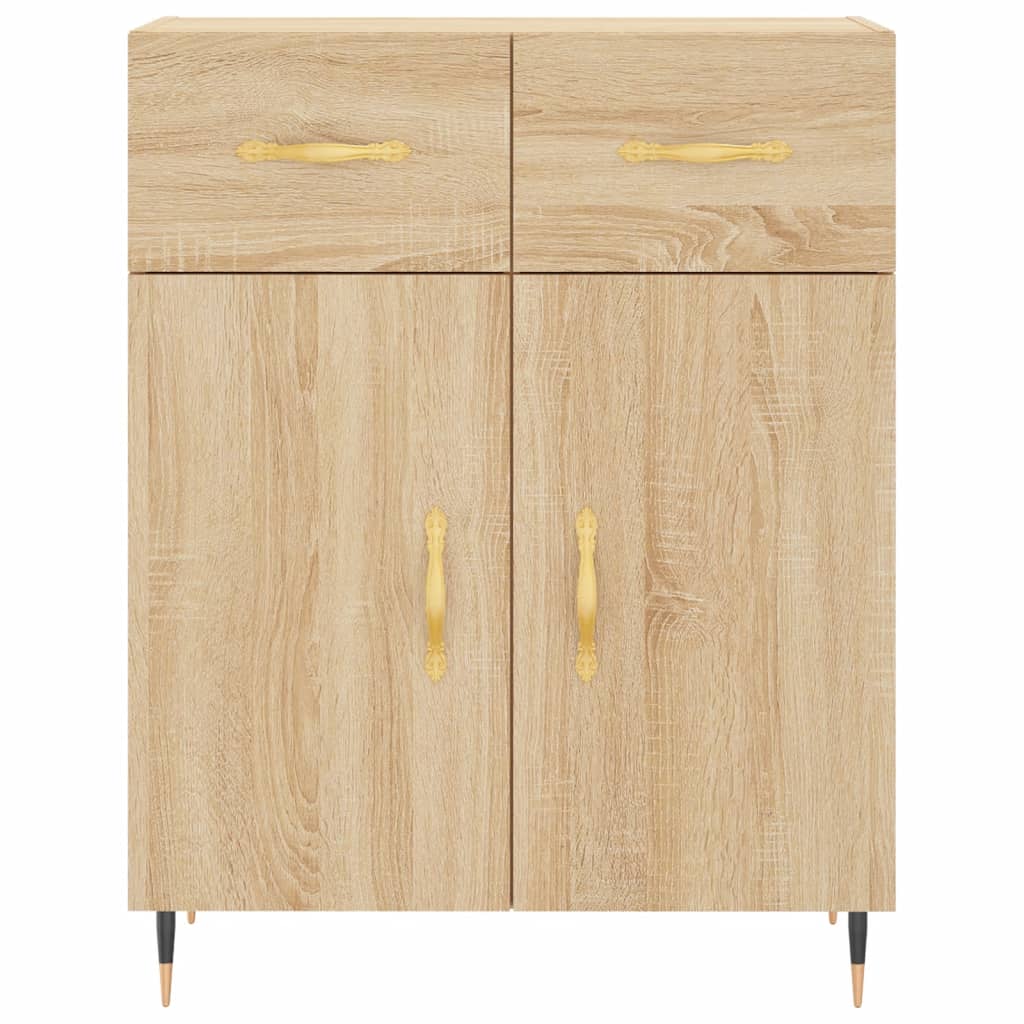 Credenza Rovere Sonoma 69,5x34x180 cm in Legno Multistrato 3198132