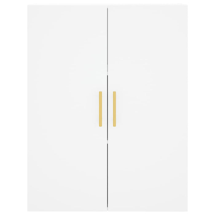 Credenza Bianca 69,5x34x180 cm in Legno Multistrato 3198137