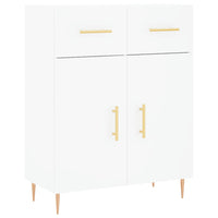 Credenza Bianca 69,5x34x180 cm in Legno Multistrato 3198137