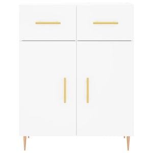 Credenza Bianca 69,5x34x180 cm in Legno Multistrato 3198137