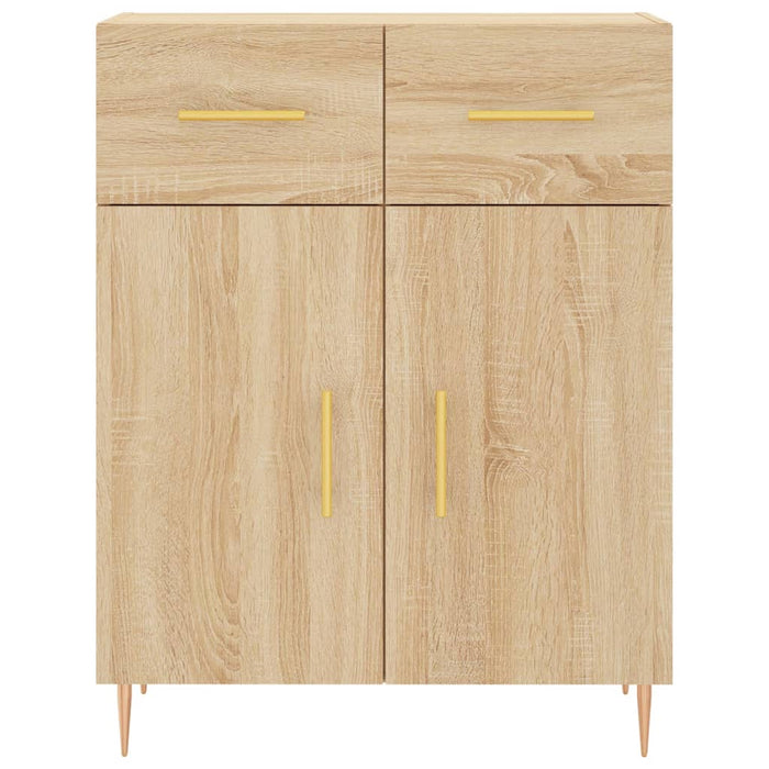 vidaXL Credenza Rovere Sonoma 69,5x34x180 cm in Legno Multistrato