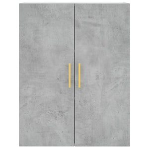 Credenza Grigio Cemento 69,5x34x180 cm in Legno Multistrato 3198141
