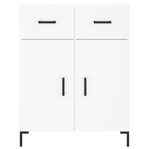 Credenza Bianca 69,5x34x180 cm in Legno Multistrato 3198145
