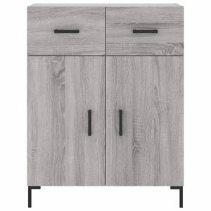 vidaXL Credenza Grigio Sonoma 69,5x34x180 cm in Legno Multistrato