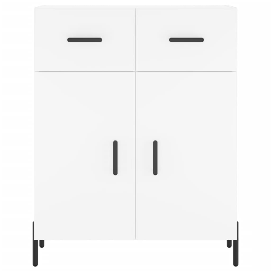 Credenza Bianca 69,5x34x180 cm in Legno Multistrato 3198153