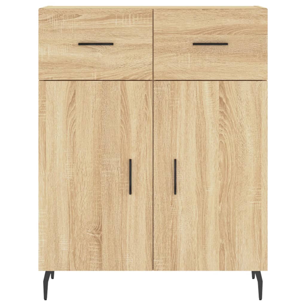 vidaXL Credenza Rovere Sonoma 69,5x34x180 cm in Legno Multistrato