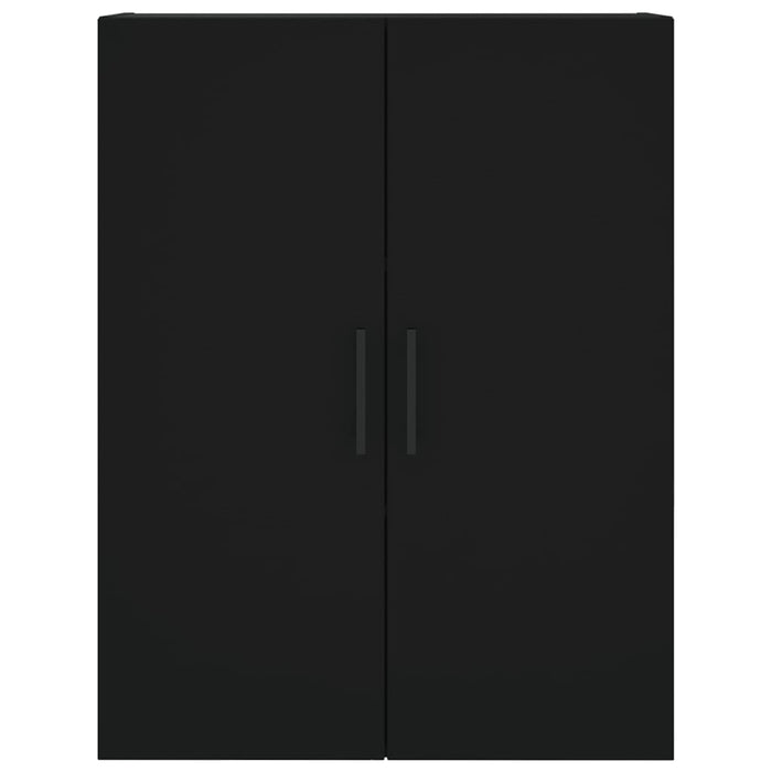 Credenza Nera 69,5x34x180 cm in Legno Multistrato 3198170