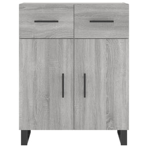 Credenza Grigio Sonoma 69,5x34x180 cm in Legno Multistrato 3198175