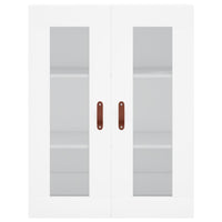 Credenza Bianca 69,5x34x180 cm in Legno Multistrato 3198185