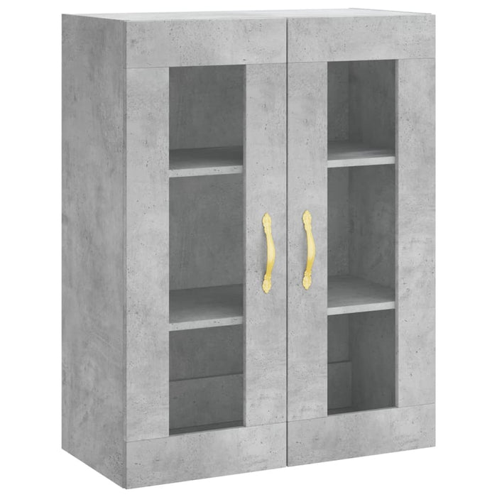 Credenza Grigio Cemento 69,5x34x180 cm in Legno Multistrato 3198197