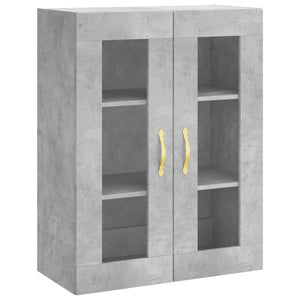 Credenza Grigio Cemento 69,5x34x180 cm in Legno Multistrato 3198197