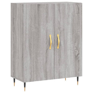 Credenza Grigio Sonoma 69,5x34x180 cm in Legno Multistrato 3198199